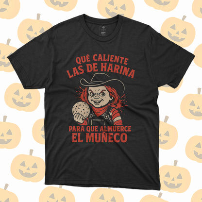 Playera Chucky Norteño – Qué caliente las de harina V3